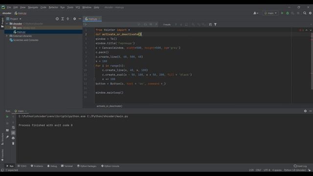 МИГАЮЩАЯ ГИРЛЯНДА НА PYTHON. TKINTER, CANVAS смотреть онлайн