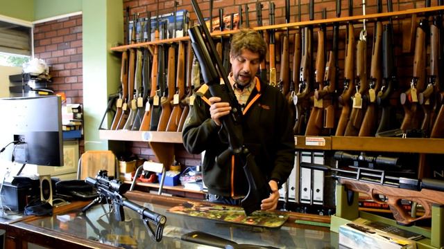 A giants air rifle, a small persons air rifle and a titchy little scope. смотреть онлайн