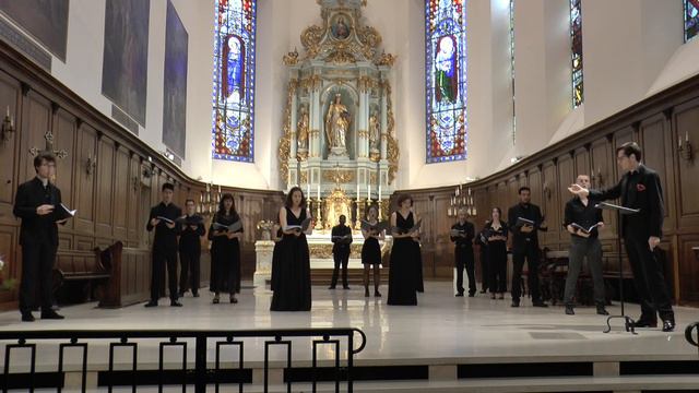 Le Choeur de chambre de l'université de Strasbourg à l'église St-Louis centre смотреть онлайн