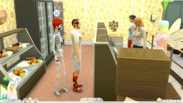 Grocery Store Shopping ! Fairy SIMS 4 Game Let's Play Video Part 25 смотреть онлайн