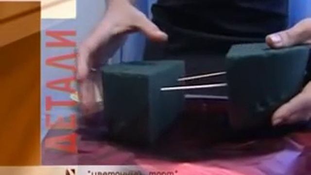 Флористика. Мастер-класс. "Цветочный торт". смотреть онлайн