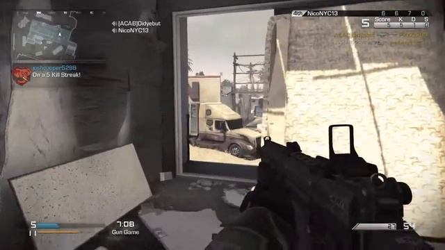 Call of duty ghost`s Gun game смотреть онлайн