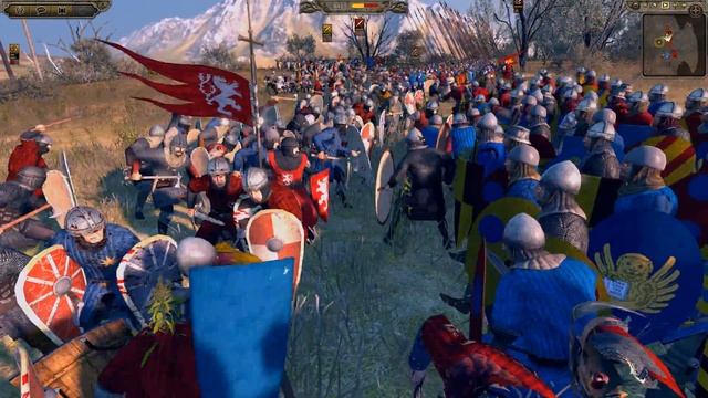 BOHEMIA AT WAR - Medieval Kingdoms Total War 1212AD Gameplay смотреть онлайн