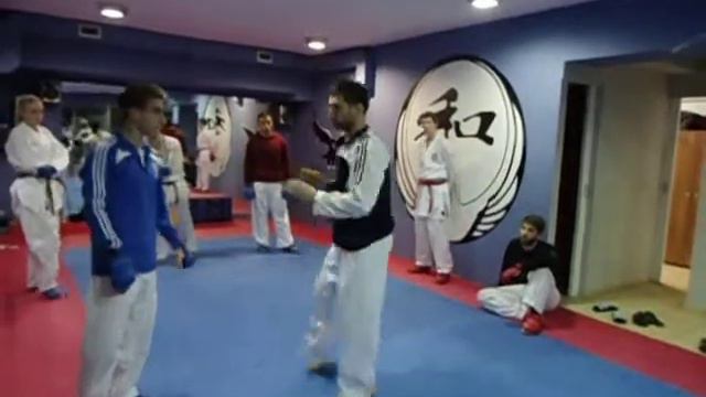 Kumite training, Wado Dojo, Athens Feb.2013 смотреть онлайн