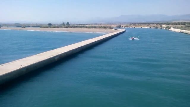 Турция Манавгат. Река MANAVGAT впадает в Средиземное море