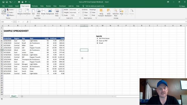 Email Excel Files directly in Excel, Save Excel Worksheet as PDF, Set Print Area in Excel Worksheet смотреть онлайн