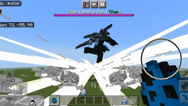 Sans Vs Titans Cameraman (Epic Minecraft Fight) смотреть онлайн