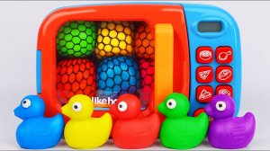 Разноцветные уточки. Звуки АСМР. Новые игрушки для малышей. Волшебство. Фокусы