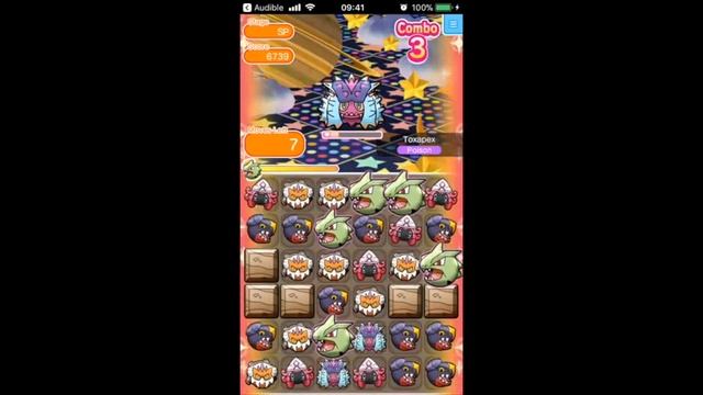 Pokemon Shuffle | Toxapex Great Challenge (Itemless) смотреть онлайн
