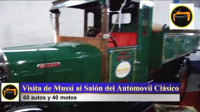 PrincipiosTV. Visita de Mussi al Salón del Automóvil Clásico. смотреть онлайн