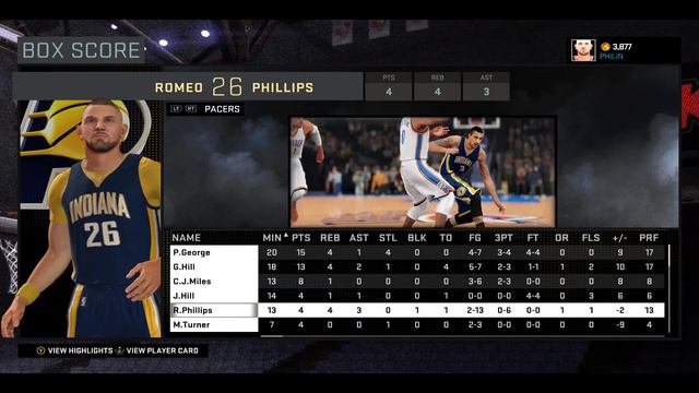 NBA 2K16. Пэйсерс бьётся с Оклахомой. Рассел расстроен смотреть онлайн