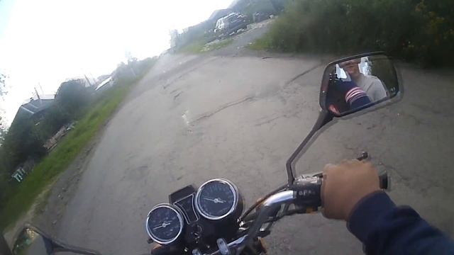 Пацаны  едут втроем на дельте!