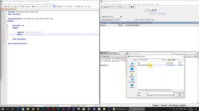 How to create your first VHDL program: Hello World! смотреть онлайн
