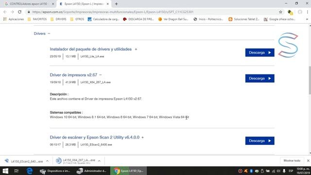 Instalar Controlador/Driver?️Impresora y escáner Epson sin?CD en?Windows 10, 8.1, 8, 7 смотреть онлайн