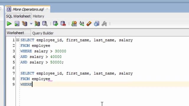ALL Keyword (Introduction to Oracle SQL) смотреть онлайн