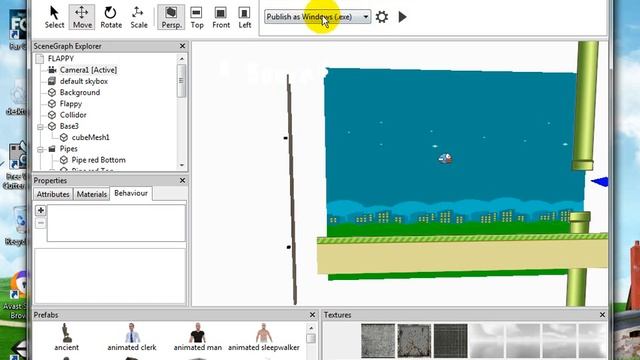 Flappy Bird Created in Coppercube 3D Game Engine смотреть онлайн