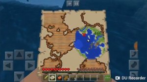 Карта сокровищ в Майнкрафт.