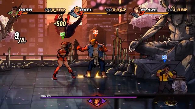 Streets of Rage 4 полное прохождение (3 игрока) смотреть онлайн