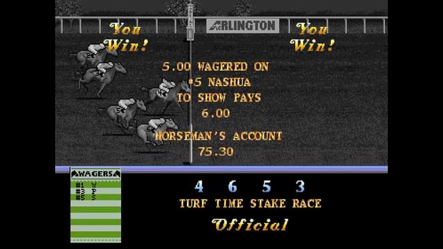Arlington Horse Racing. Arcade Game (1990). How to lose 100 credits in 6 minutes! смотреть онлайн