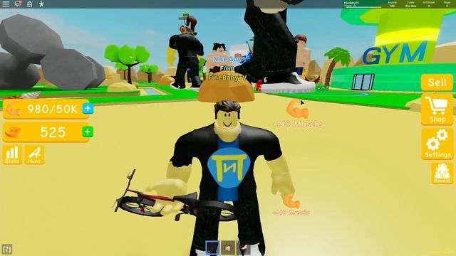 Решил пойти в КАЧАЛКУ 2 в Роблокс ROBLOX Lifting Simulator смотреть онлайн