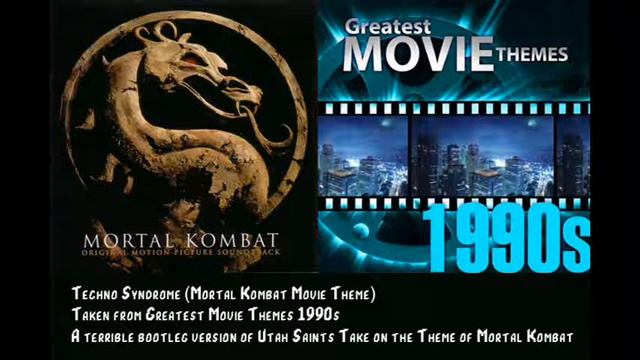 Mortal Kombat Theme (Techno Syndrome) - Great Movie Themes 1990s Version смотреть онлайн