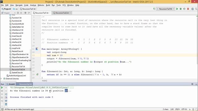 Kotlin - Tail Recursion смотреть онлайн