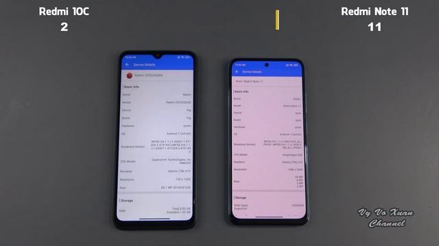 Xiaomi Redmi 10C Vs Redmi Note 11 | SpeedTest And Camera Comparison