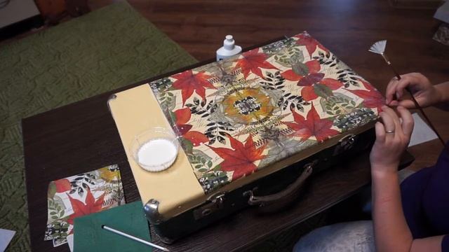 Декупаж чемодану смотреть онлайн