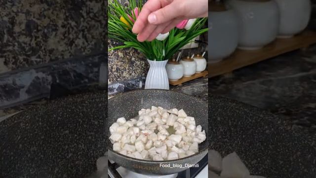 Лапша из кабачка с курочкой