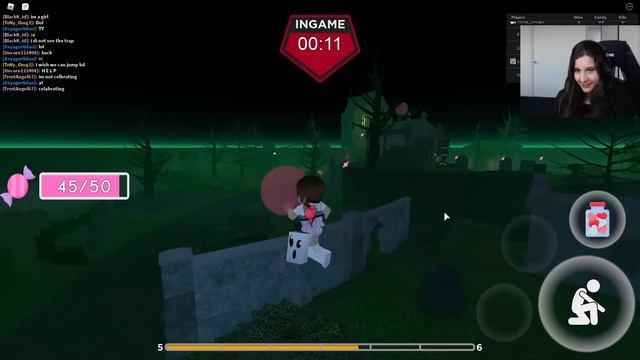 TRICK or TREAT gone wrong! Roblox Trick Or Treat Funny Moments смотреть онлайн