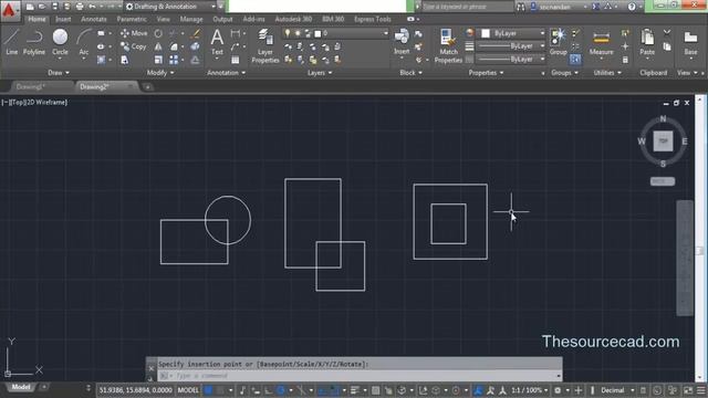How To Make And Insert Blocks In AutoCAD