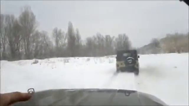 GRU ASC Pescara - Uaz off road sulla neve, Uaz off road on snow смотреть онлайн