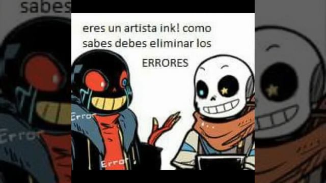 Sans x frisk comic undertale error and ink смотреть онлайн