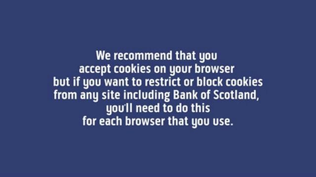 Bank of Scotland: Information on Cookies - Firefox Browser смотреть онлайн