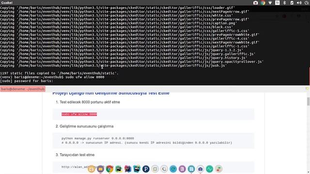6 - Nginx, Gunicorn, PostgreSQL, Django Kurulumu - Django Uygulamasını Yayına Alma смотреть онлайн