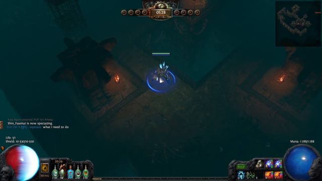 Path of Exile - PvP 1v1 spectator bug смотреть онлайн