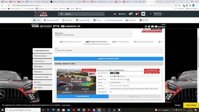 Начинаем новый путь от нуба до алиена на портале LFM. Kyalami GT3 Rookie Series смотреть онлайн