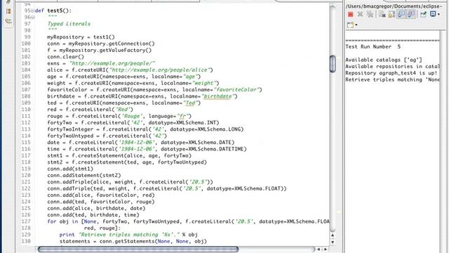 A New Python Client for AllegroGraph RDFStore смотреть онлайн
