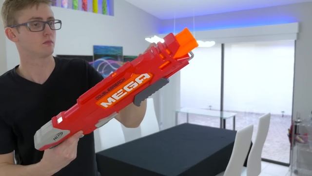 [REVIEW] Nerf Mega DoubleBreach Unboxing, Review, & Firing Test смотреть онлайн