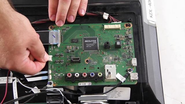Sony LED TV KDL-40R450A - How to Replace the Main Board & Power Supply Board смотреть онлайн