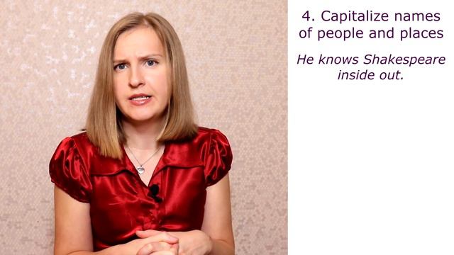 Сapitalization rules in English смотреть онлайн