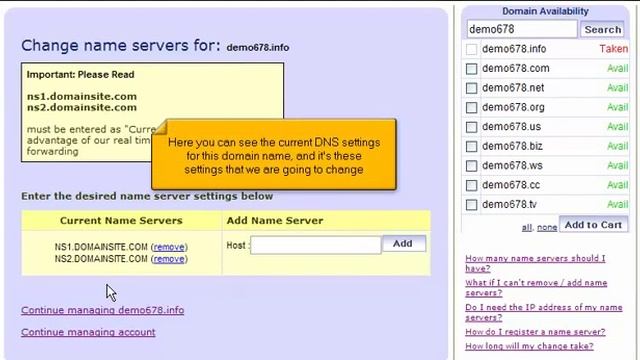 Updating DNS at DomainSite.com смотреть онлайн