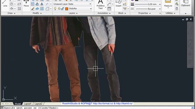 AutoCAD 2011 Урок 88 Пример Вставка растрового изображения смотреть онлайн