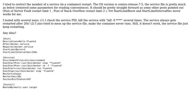 Systemd's StartLimitIntervalSec and StartLimitBurst never work (2 Solutions!!) смотреть онлайн
