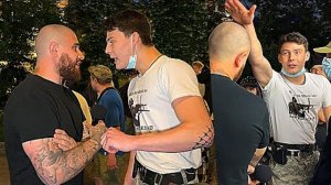 ЛЕВ ПРОТИВ ФАШИСТА _ Жесткий Koнфликт перед боем