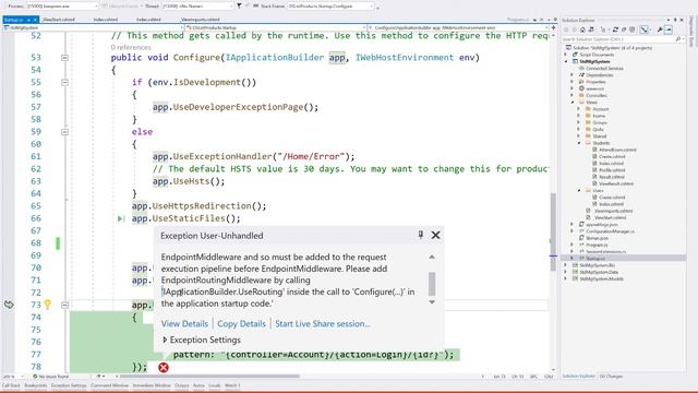 Fix: EndpointRoutingMiddleware matches endpoints setup by EndpointMiddleware ASP.NET CORE смотреть онлайн