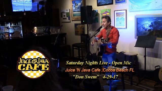 Don Swem @ Juice 'N Java Cafe Open Mic 4-29-17 смотреть онлайн
