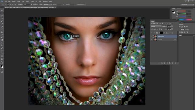 ? Photoshop cs6 - Beginner Tutorials - How to change eye color in Photoshop смотреть онлайн