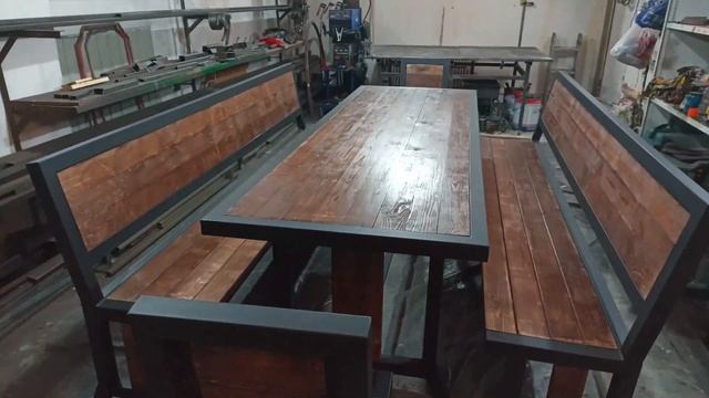 ТАКОЕ В МАГАЗИНЕ НЕ КУПИШЬ!Садовая мебель в стиле лофт