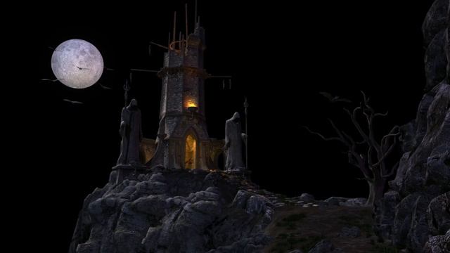 3D Halloween scary scene смотреть онлайн